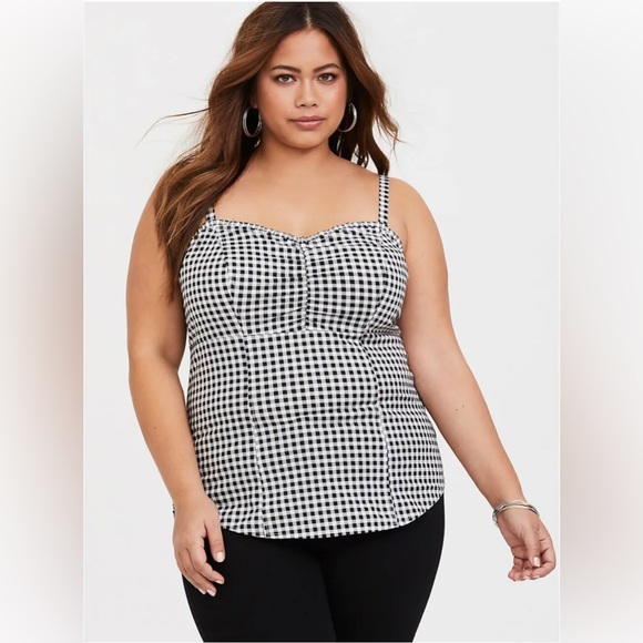 torrid Tops - Torrid Gingham Top Sz 00 (10)